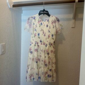 Zunie Ivory and Blush Dress